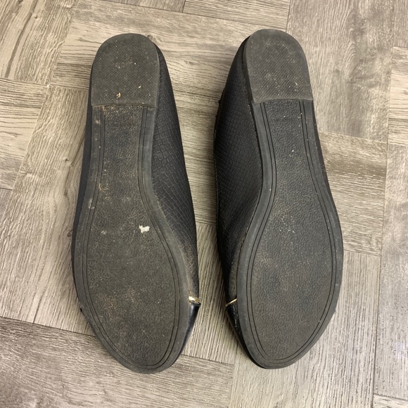 Black and gold flats size 8 - Picture 5 of 8